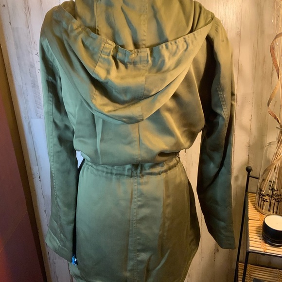 Eileen Fisher shiny long jacket. Size XS - Picture 3 of 6